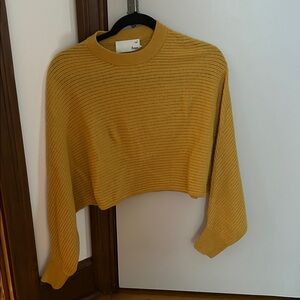 Wilfred Mustard Yellow Crew Neck Sweater